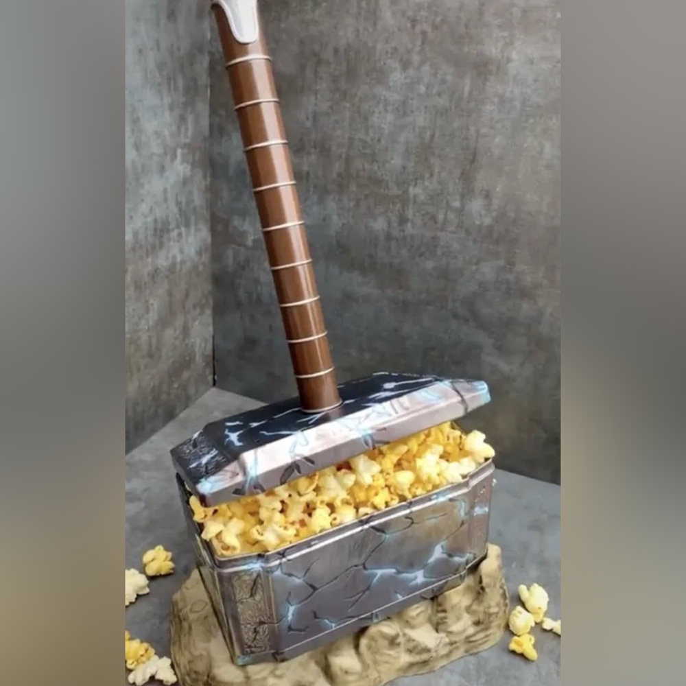 Thor Love And Thunder Amc Exclusive Popcorn Bucket Hammer Of The Gods Brand New